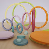 Concentric Circles & Rings (Pastel)