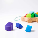 Pull Along Rainbow Turtle with Blocks