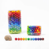 Colored Beads, 120 pcs