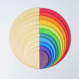 Semicircle plates (Rainbow)