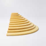 Semicircle plates (Natural)