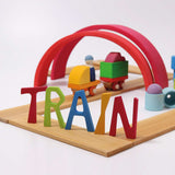 Building Set Wooden Train