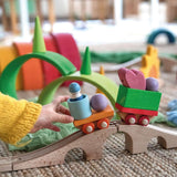 Building Set Wooden Train