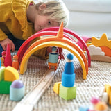 Building Set Wooden Train