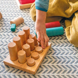 Stacking Game Small Natural Rollers