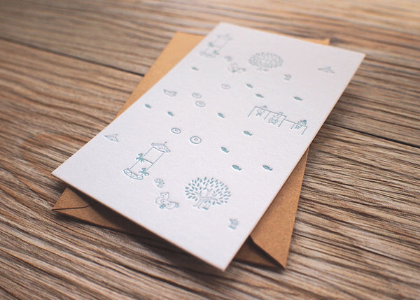 Letterpress Cards - Timelessness @ 大樹孩子生活館             Tree Children's Lodge, Hong Kong