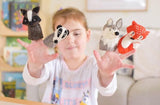 Woodland Animals Finger Puppets - Badger