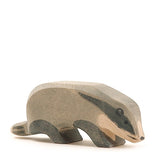 Badger's head down