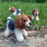 Mini Dog Felted Wool Toy